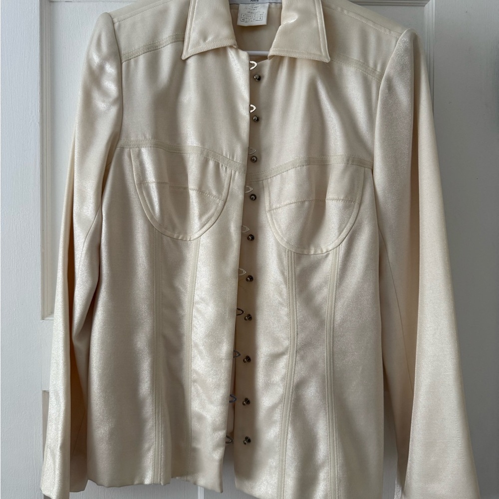 Dior Cream Silk Corset Blazer/Jacket